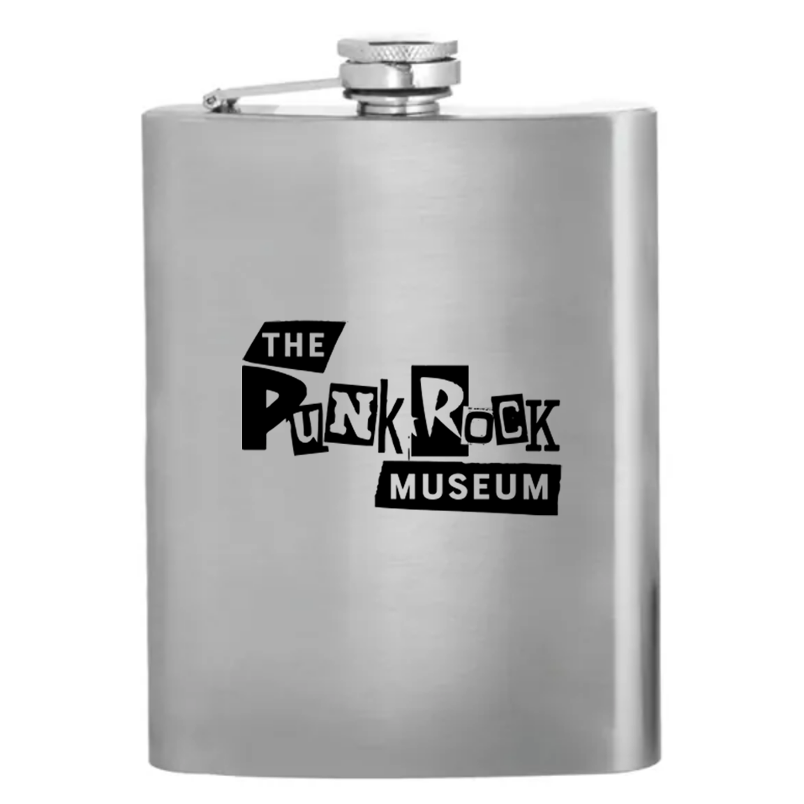 TPRM Black Logo Flask The Punk Rock Museum Punk Shop tprm-black-logo-flask-the-punk-rock-museum-punk-shop
