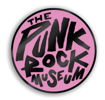 Pin - Text Circle Enamel | The Punk Rock Museum Punk Shop