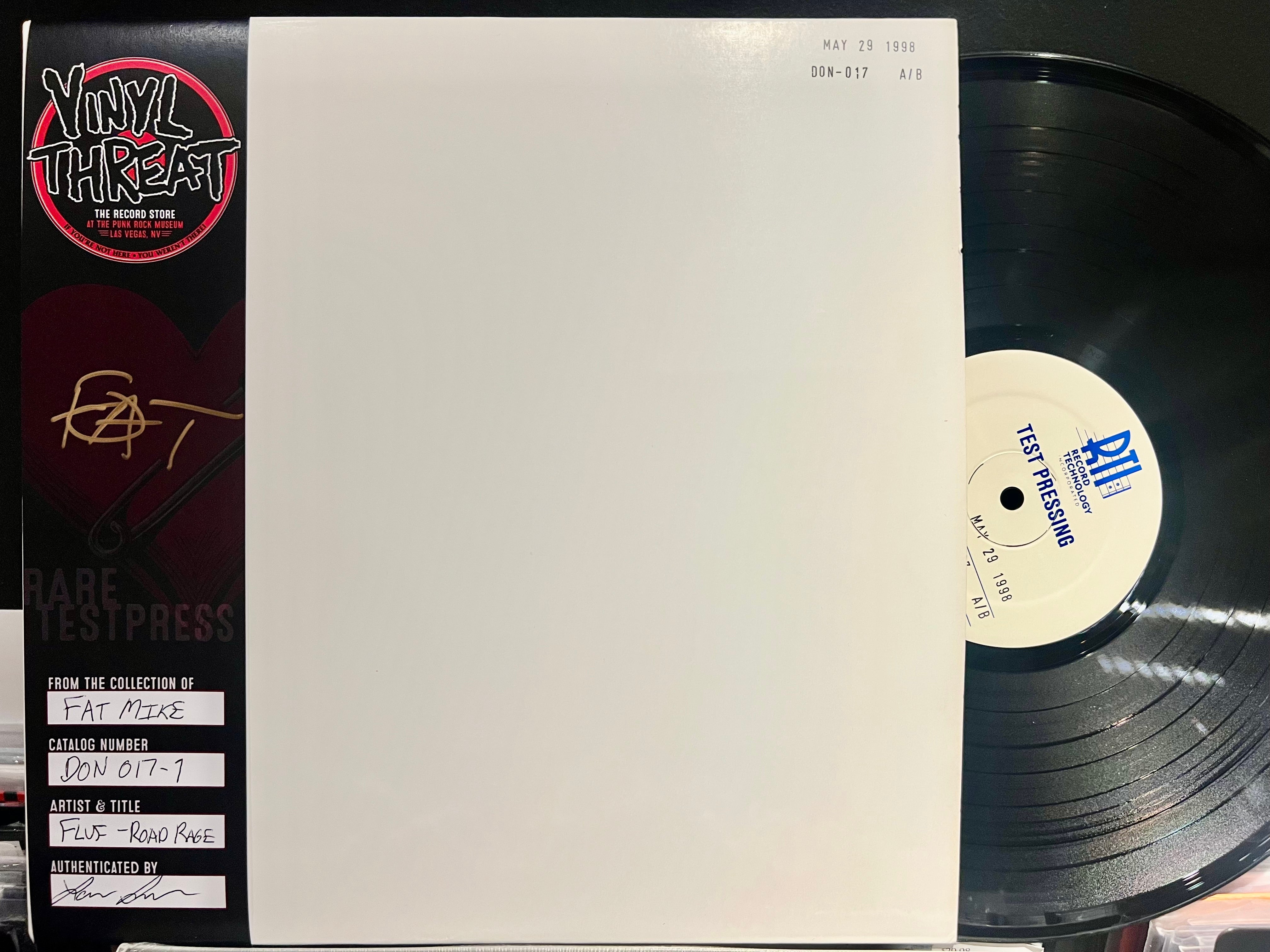 Fluf - Road Rage LP Test Pressing [LAST 1!] | The Punk Rock Museum
