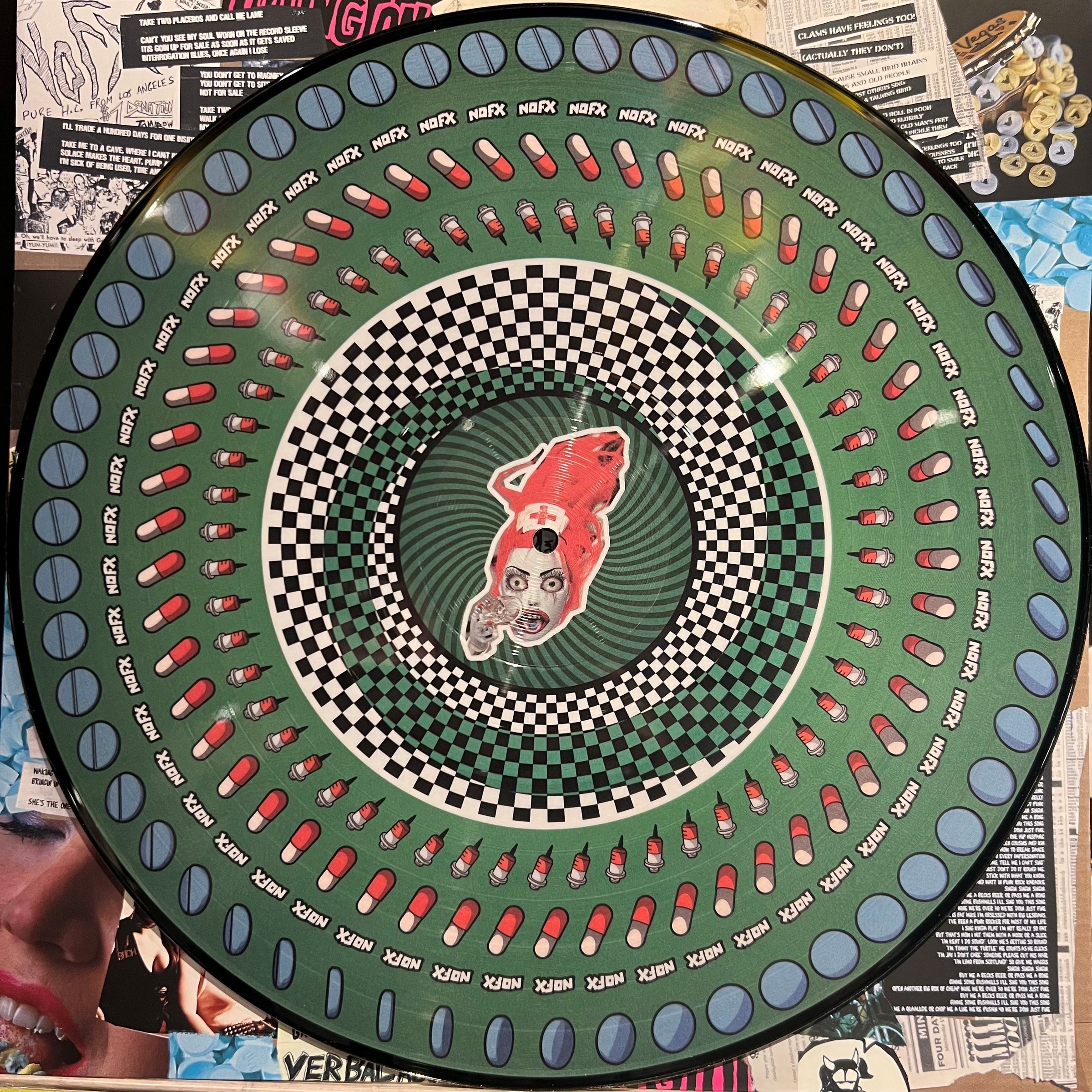 NOFX - Pump Up The Valuum TPRM Exclusive Zoetrope Picture Disc
